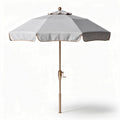 Zonnescherm van polyester met verstelbare standaard in grijs 200 x 200 x 250cm